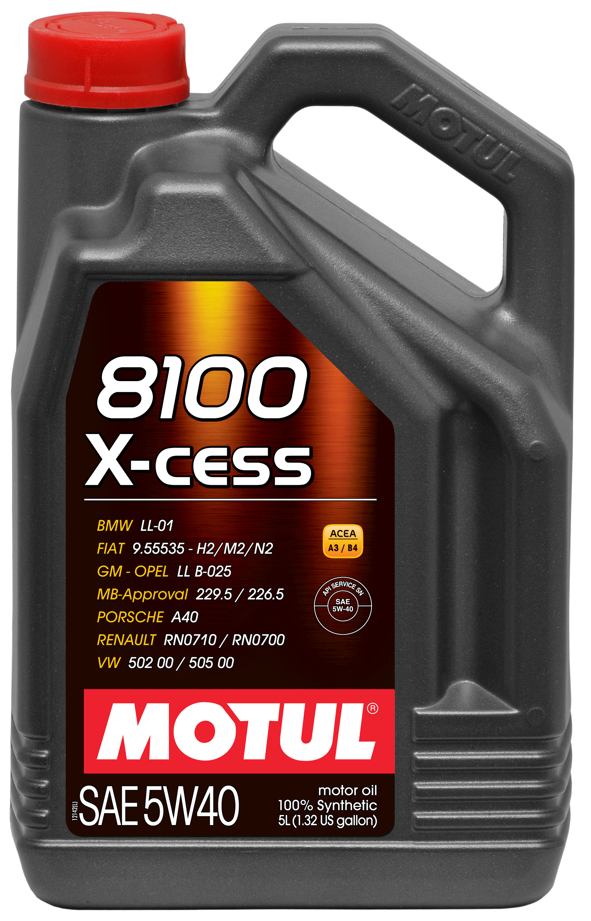 MOTUL 8100 X-CESS 5W40 - 5L - Synthetic Engine Oil